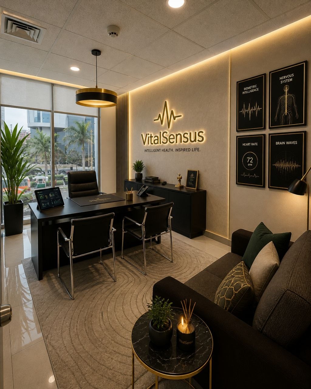 Oficina VitalSensus en Lima — espacio de trabajo del equipo